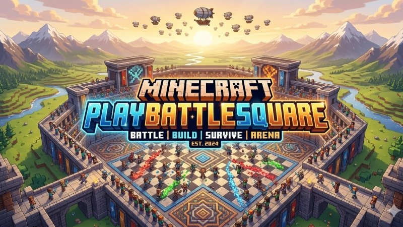 Minecraft PlayBattleSquare